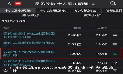 : 如何在tpWallet购买新币：完整指南