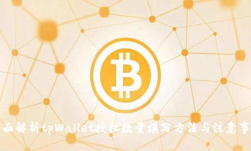 全面解析tpWallet授权数量填写方法与注意事项